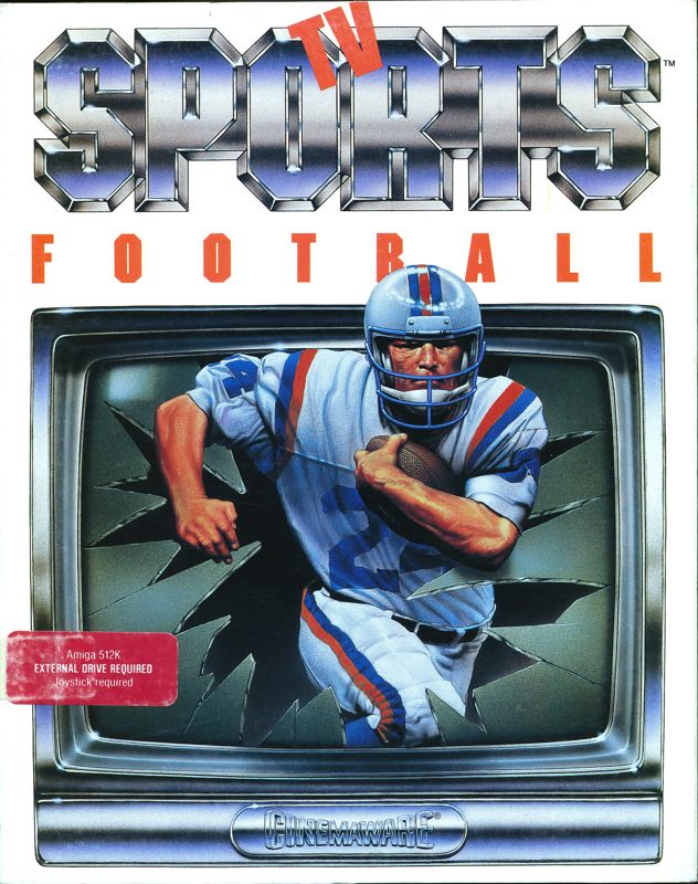 Front Cover for TV Sports: Football (Amiga)