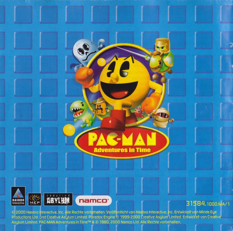 Other for Pac-Man: Adventures in Time (Windows): Jewel Case - Inside