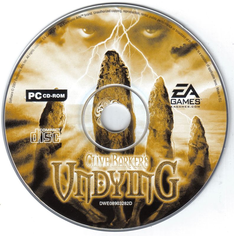 Media for Clive Barker's Undying (Windows) (EA Games Classics release)