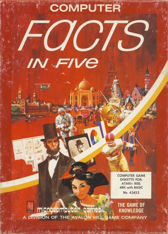 Front Cover for Computer Facts in Five (Atari 8-bit)