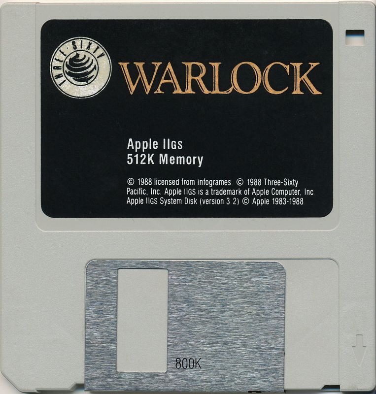 Media for Warlock (Apple IIgs)