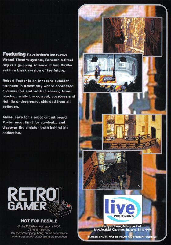 Back Cover for Retro Gamer Issue 6 (Macintosh and Windows)