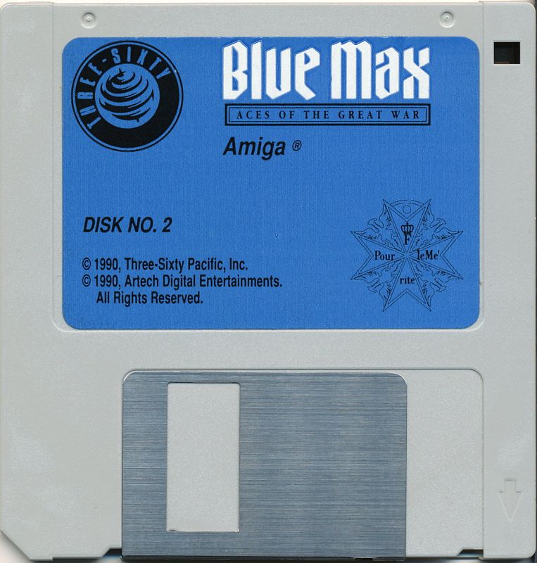 Media for Blue Max: Aces of the Great War (Amiga): Disk 2/3