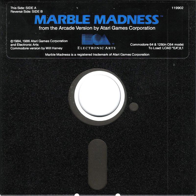 Media for Marble Madness (Commodore 64)