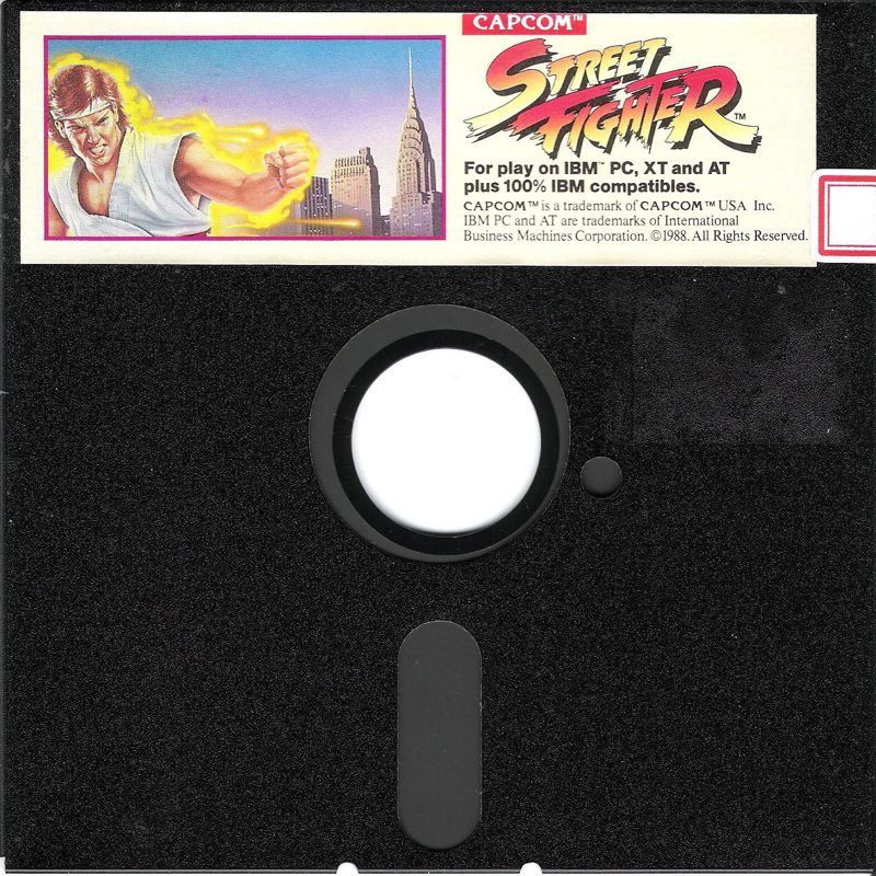 Media for Street Fighter (DOS): Disk 1/2