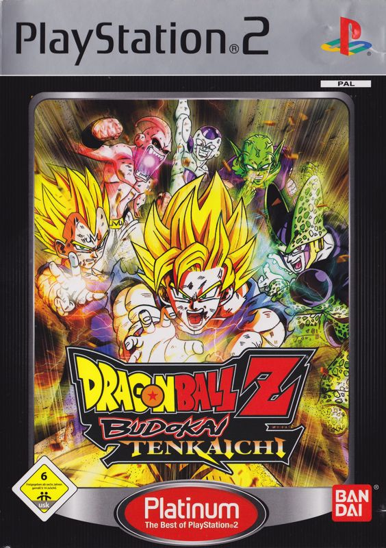 Front Cover for Dragon Ball Z: Budokai Tenkaichi (PlayStation 2) (Platinum release)