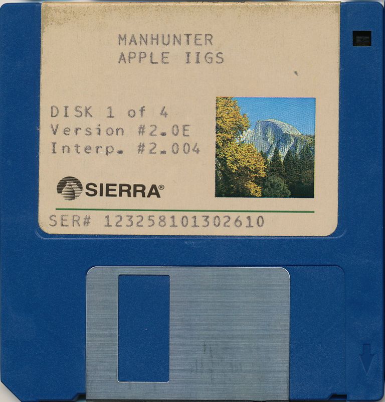 Media for Manhunter: New York (Apple IIgs): Disk 1/4