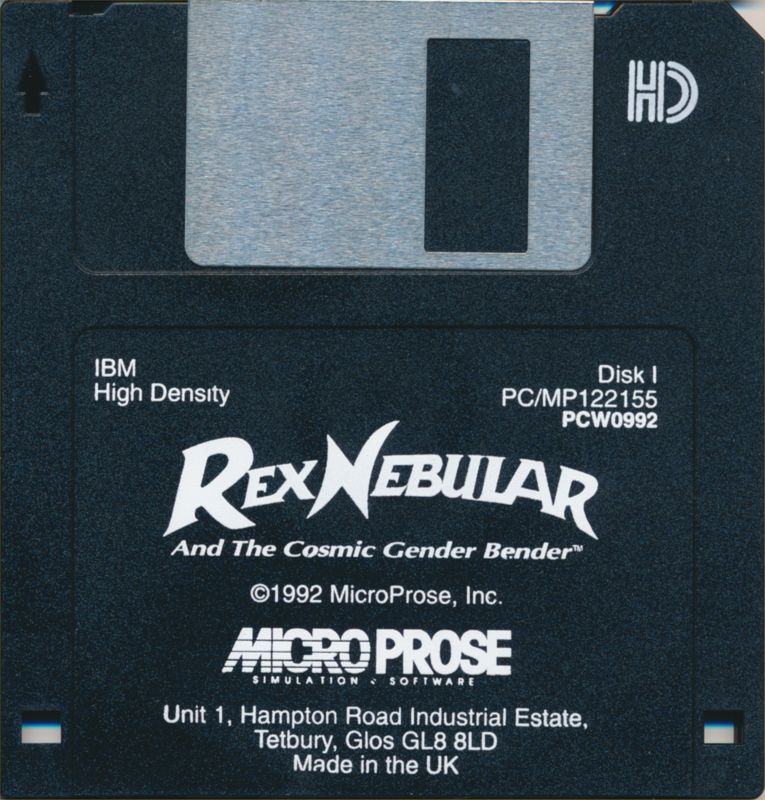 Media for Rex Nebular and the Cosmic Gender Bender (DOS): Disk I