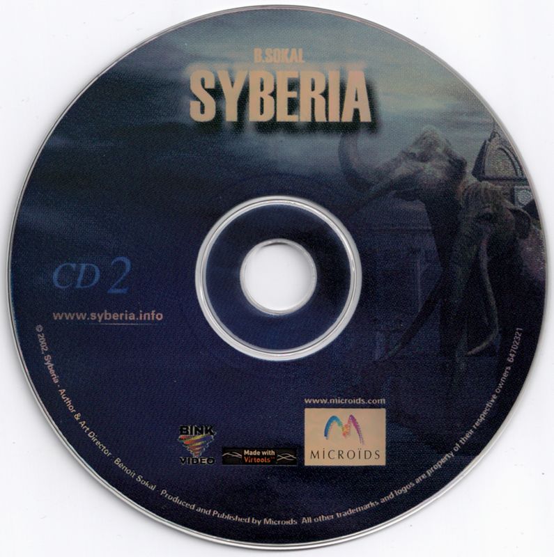 Media for Syberia (Windows): Disc 2