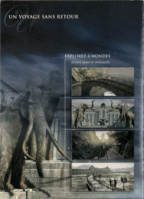 Inside Cover for Syberia (Windows): Left Flap