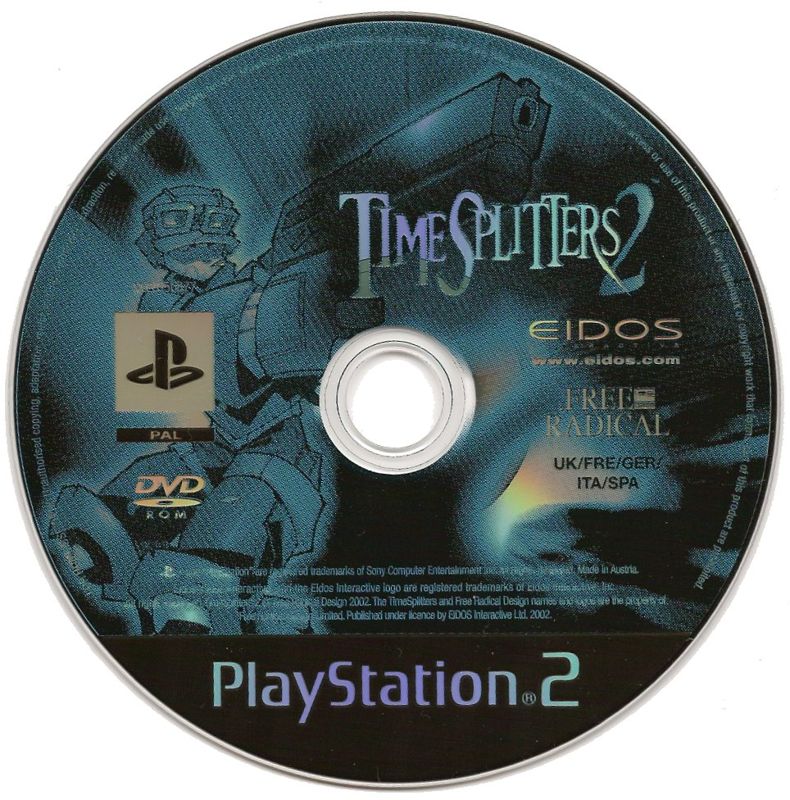 Media for TimeSplitters 2 (PlayStation 2)