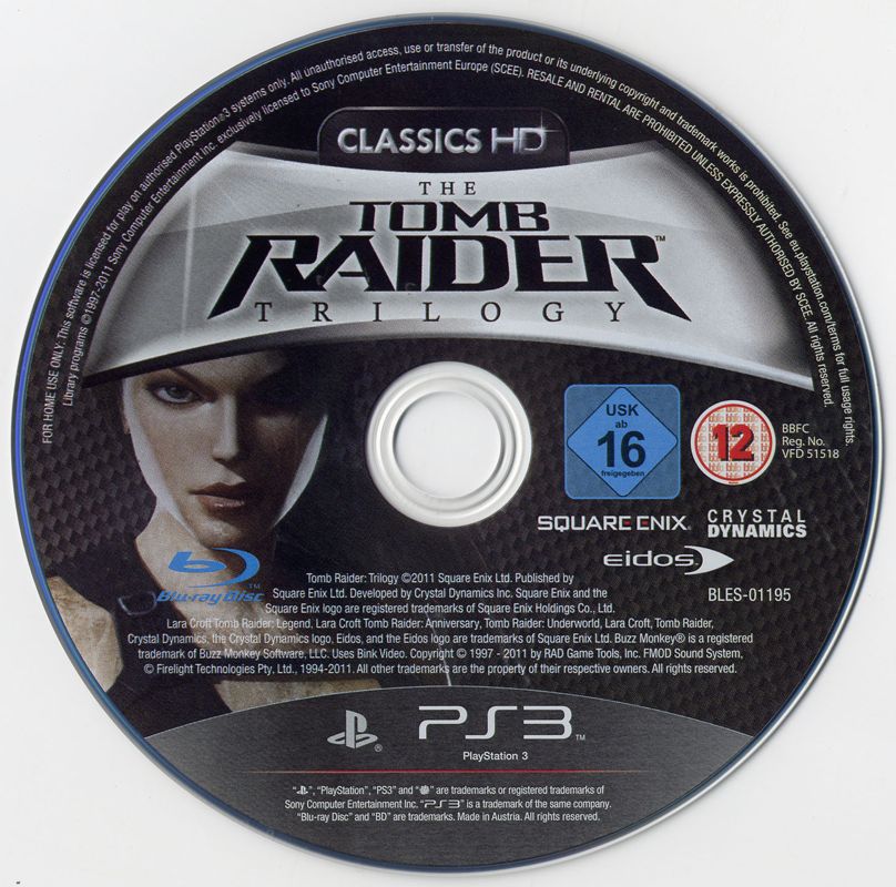 The Tomb Raider Trilogy cover or packaging material - MobyGames