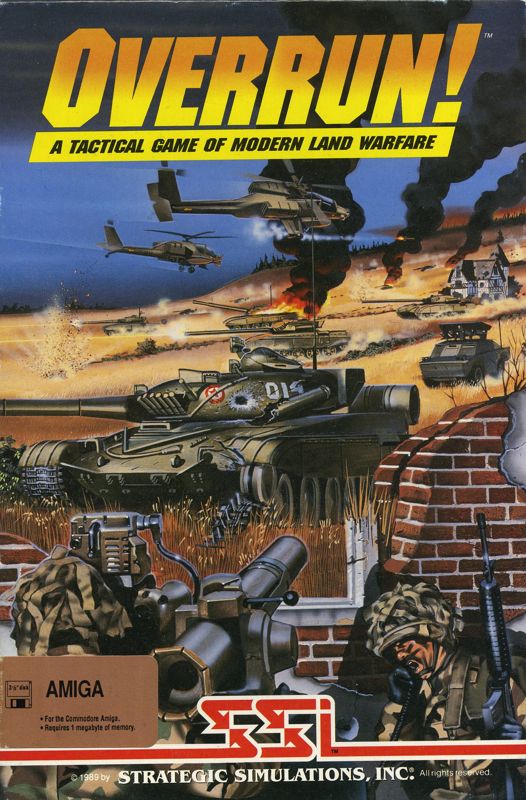 Front Cover for Overrun! (Amiga)