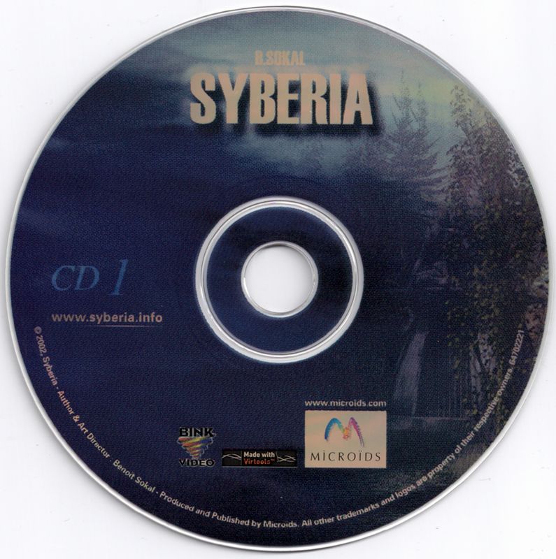Media for Syberia (Windows): Disc 1