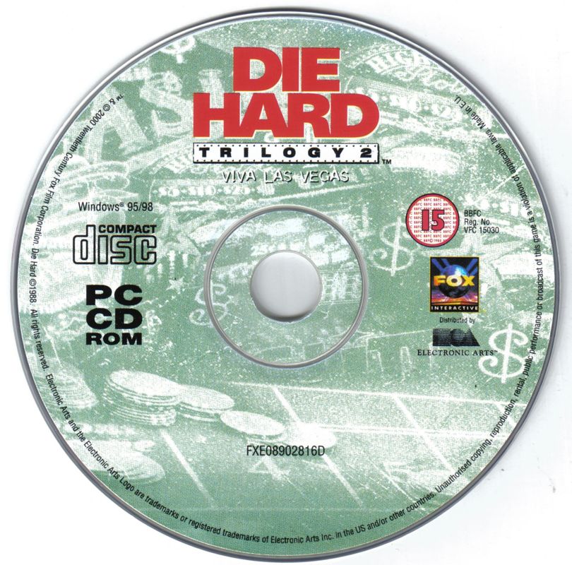 Media for Die Hard Trilogy 2: Viva Las Vegas (Windows)