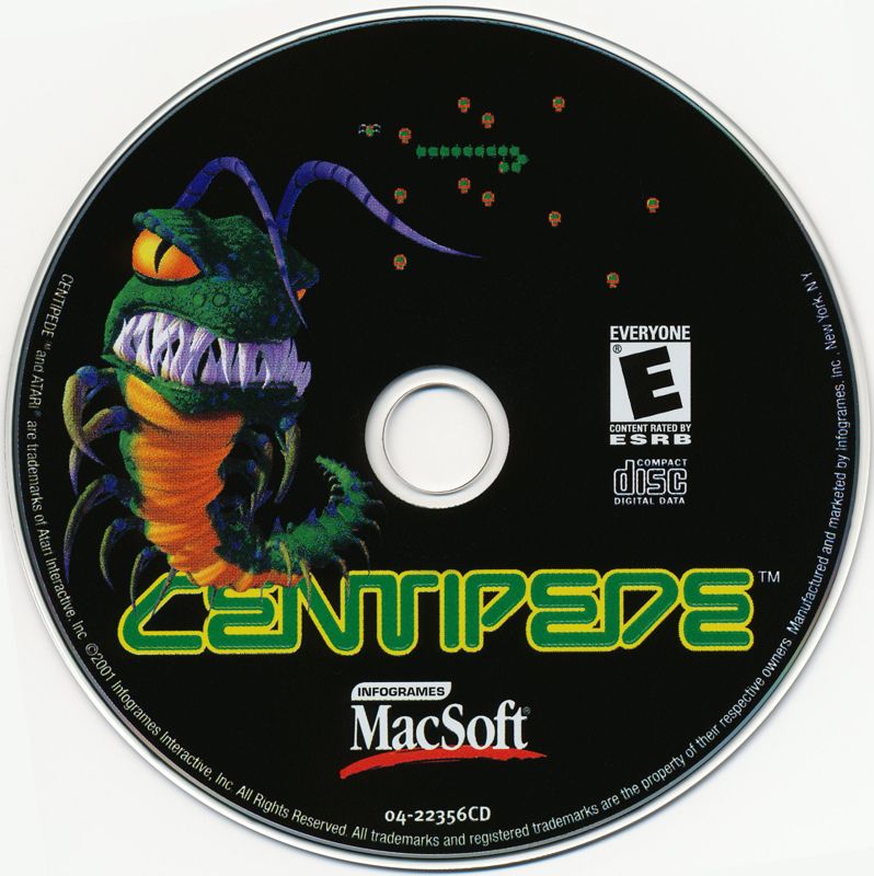 Media for Centipede (Macintosh)