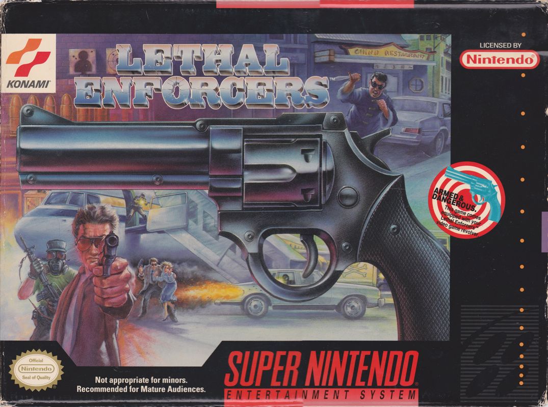 Front Cover for Lethal Enforcers (SNES)