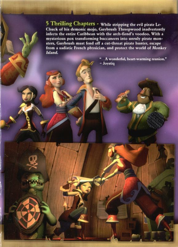 Other for Tales of Monkey Island: Collector's Edition (Macintosh and Windows): Slipcase - Inside right