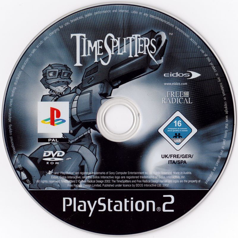 Media for TimeSplitters 2 (PlayStation 2) (Re-release)