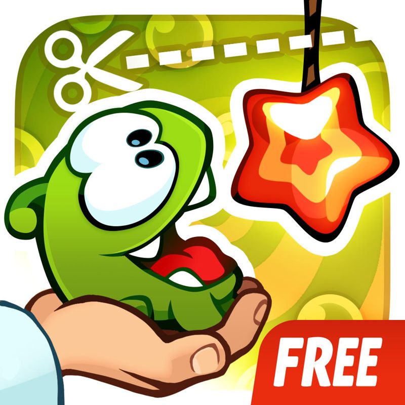 Front Cover for Cut the Rope: Experiments (Android and iPhone): Free version