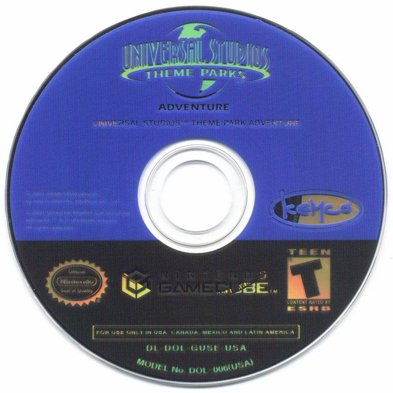 Media for Universal Studios Theme Parks Adventure (GameCube)