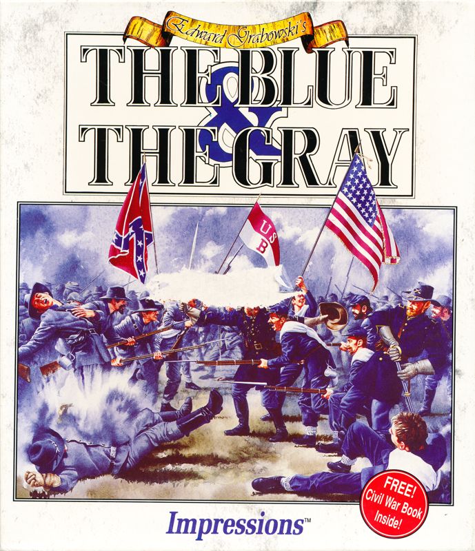Front Cover for Edward Grabowski's The Blue & The Gray (DOS)