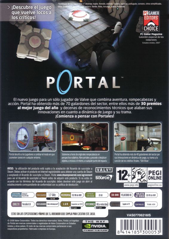 Back Cover for Portal (Windows)