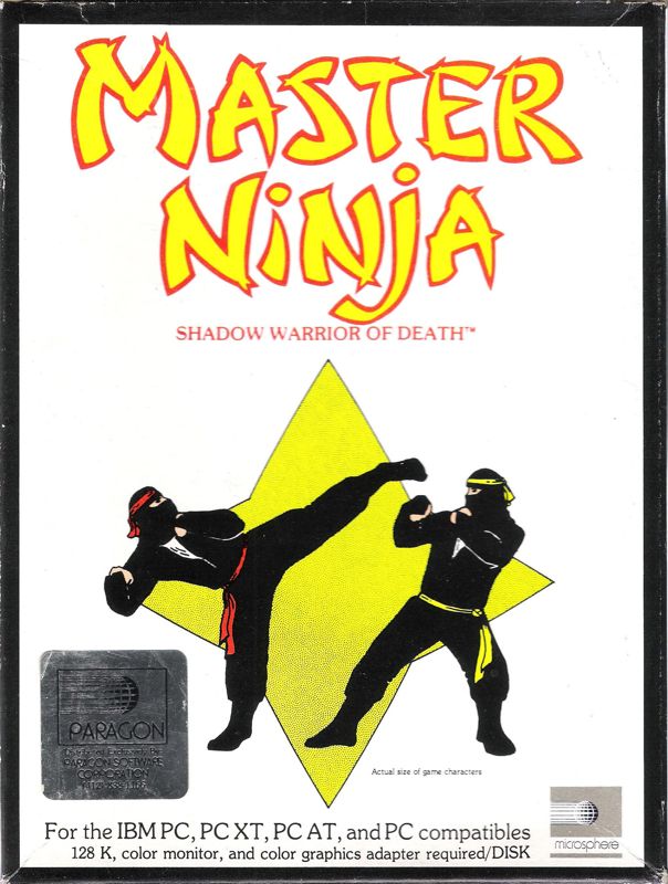Front Cover for Master Ninja: Shadow Warrior of Death (DOS) (Copy Protected version)