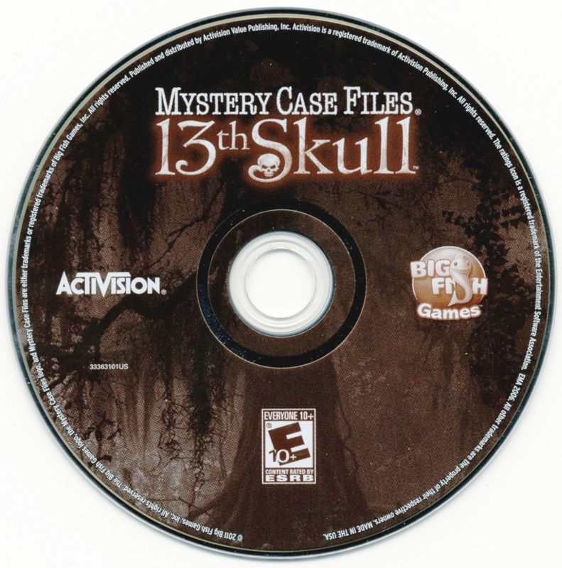 Media for Mystery Case Files: 13th Skull (Collector's Edition) (Macintosh and Windows)