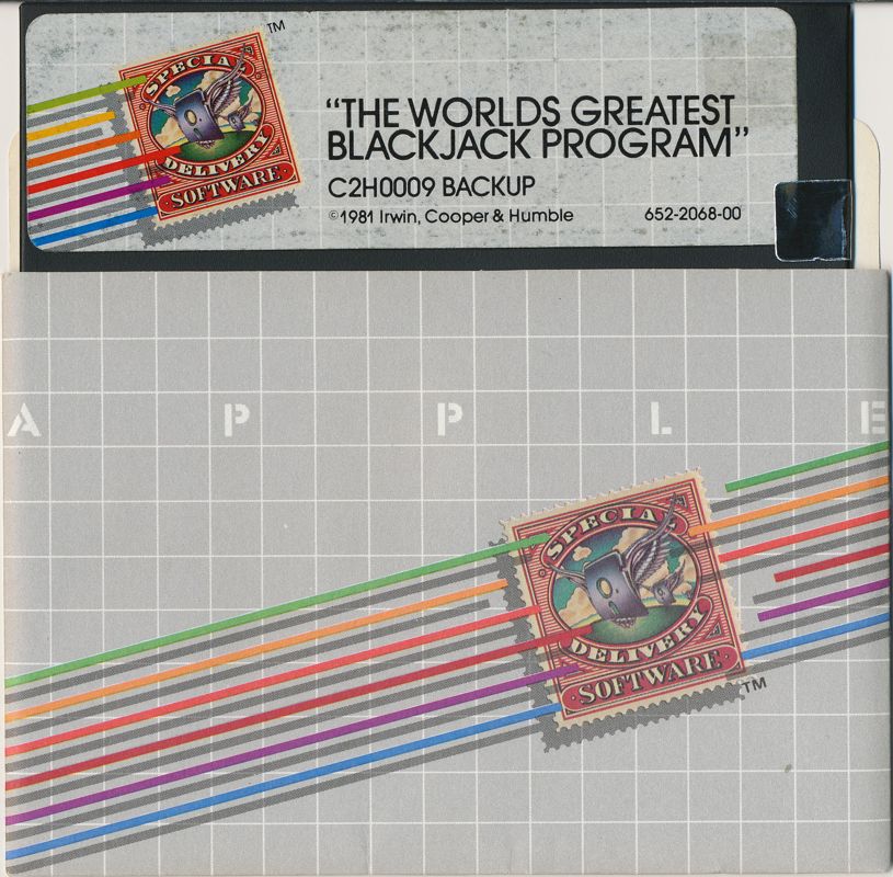 The Worlds Greatest Blackjack Program cover or packaging material