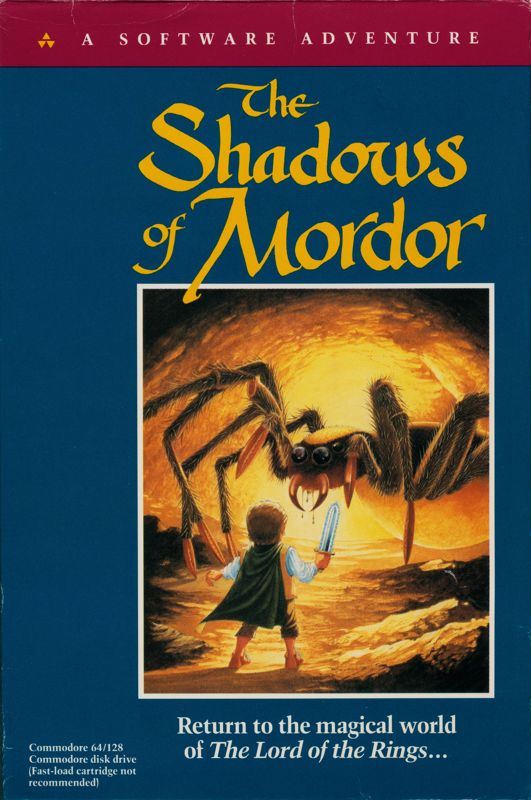 Front Cover for The Shadows of Mordor (Commodore 64)
