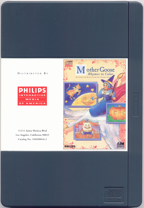 Other for Mother Goose: Rhymes to Color (CD-i): Keep Case - Front