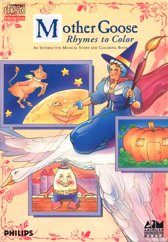 Front Cover for Mother Goose: Rhymes to Color (CD-i)