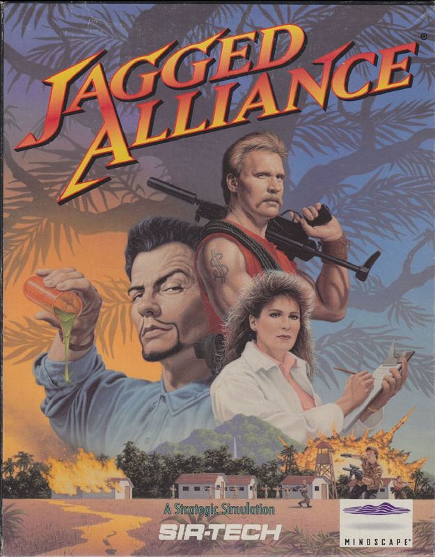 Front Cover for Jagged Alliance (DOS)