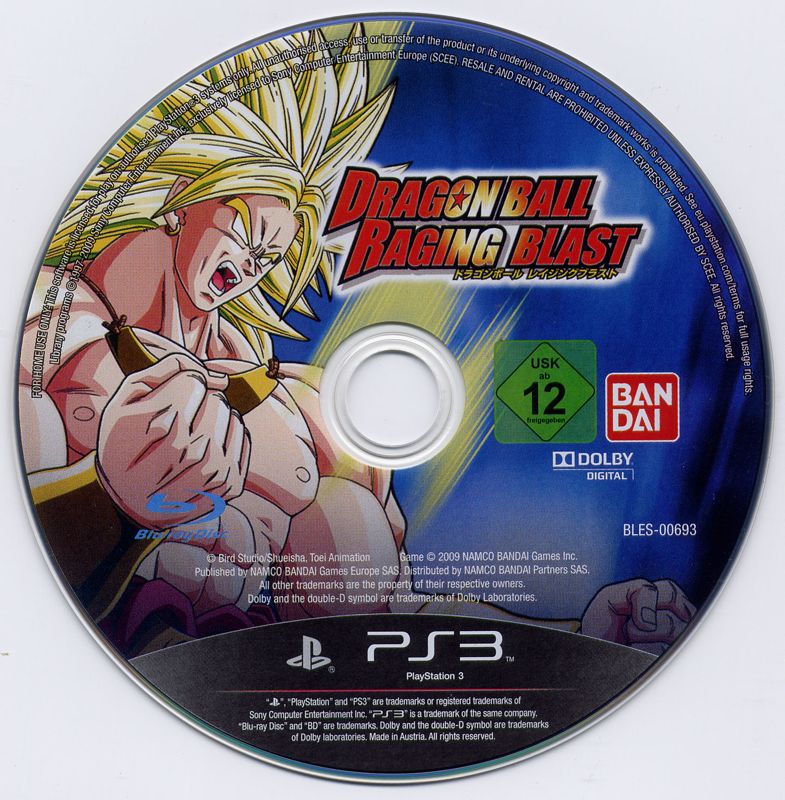 Media for Dragon Ball: Raging Blast (PlayStation 3)
