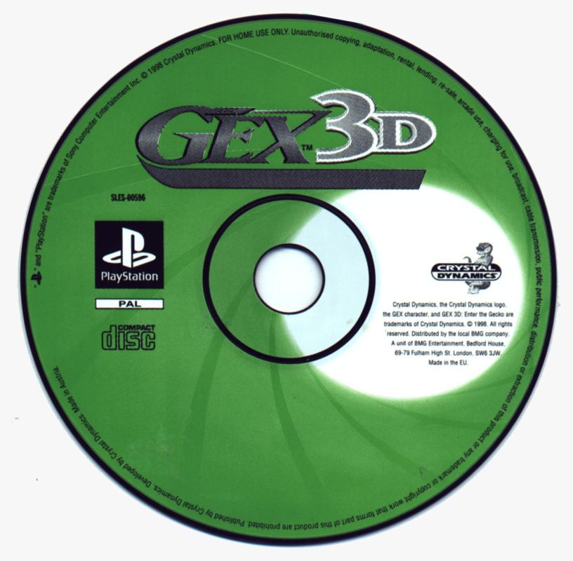 Media for Gex: Enter the Gecko (PlayStation)