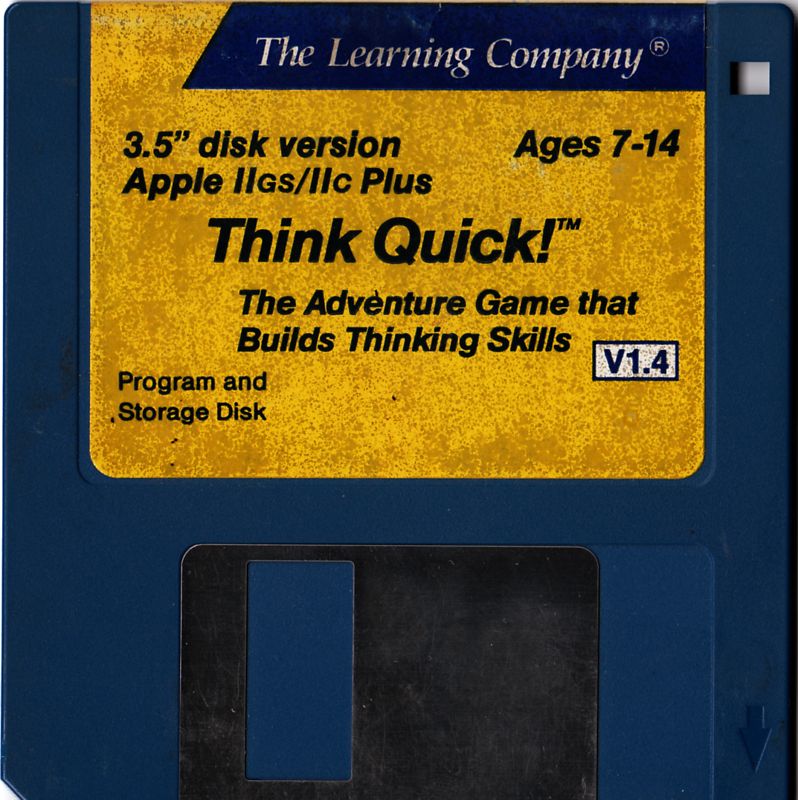 Media for Think Quick! (Apple II) (3.5" Disk version)
