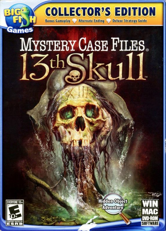 Front Cover for Mystery Case Files: 13th Skull (Collector's Edition) (Macintosh and Windows)