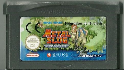 Media for Metal Slug Advance (Game Boy Advance)