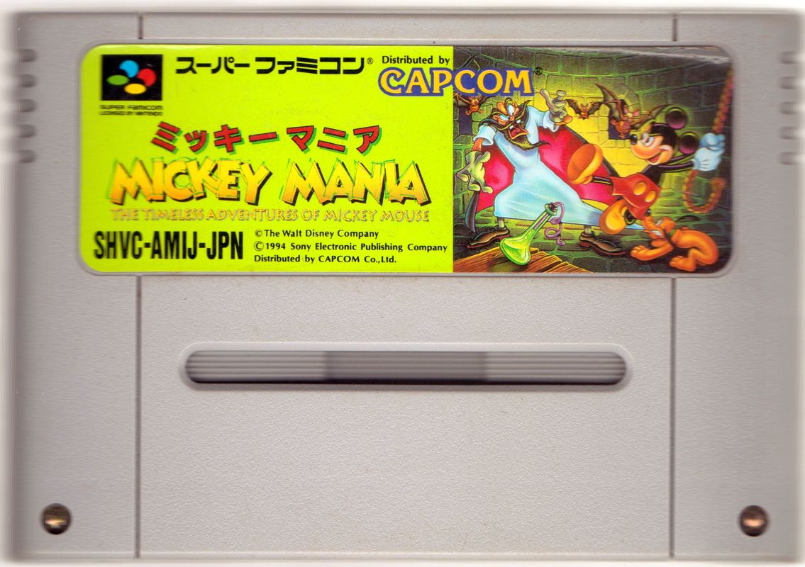 Media for Mickey Mania (SNES)