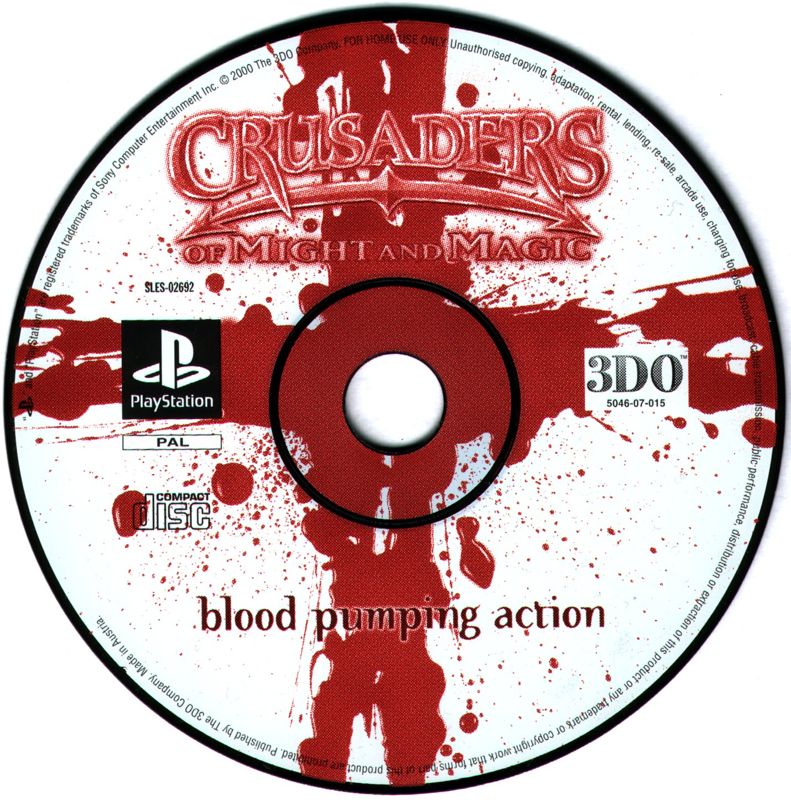 Media for Crusaders of Might and Magic (PlayStation)