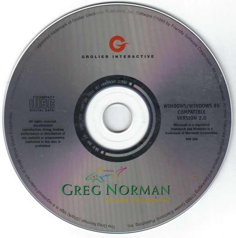 Media for Greg Norman Ultimate Challenge Golf (Windows 3.x) (Version 2.0)