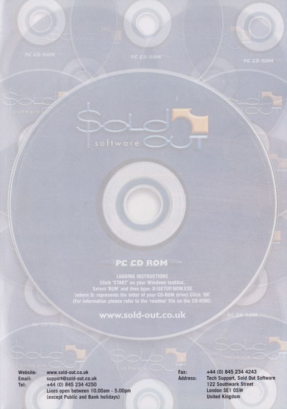 Inside Cover for Hooligans (Windows) (Sold Out Software release): Right Inlay