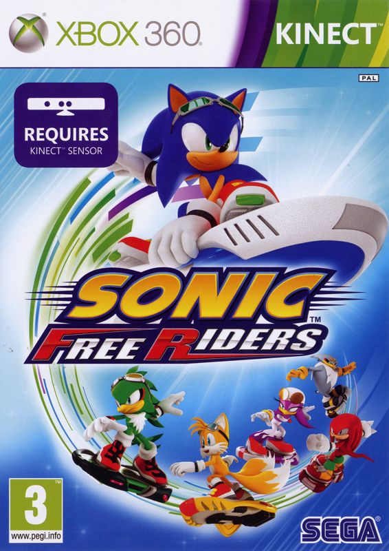 sonic free riders - jogo xbox 360 requer uso kinect - Retro Games