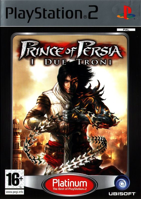 Front Cover for Prince of Persia: The Two Thrones (PlayStation 2) (Platinum release)