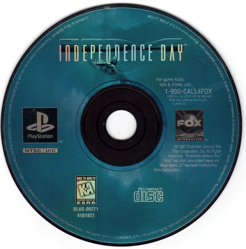 Media for Independence Day (PlayStation)