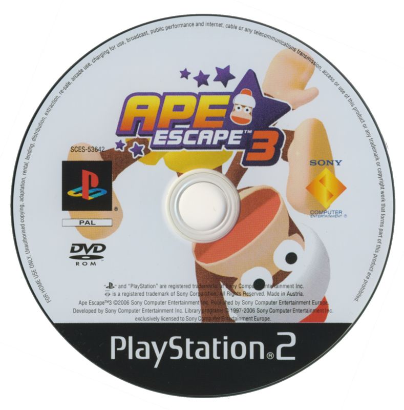 Media for Ape Escape 3 (PlayStation 2)