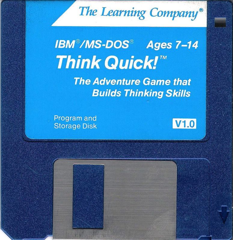 Media for Think Quick! (DOS) (3.5" Disk release (Version 1.0))