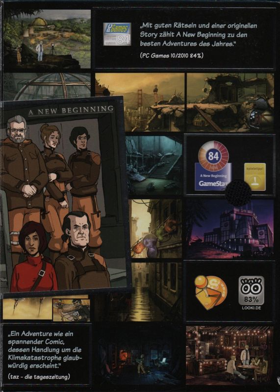 Inside Cover for A New Beginning (Spiel des Jahres) (Windows): Right Flap