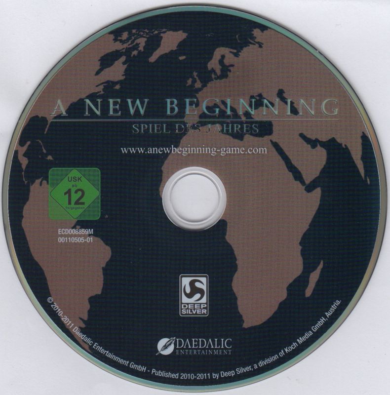 Media for A New Beginning (Spiel des Jahres) (Windows): Game Disc